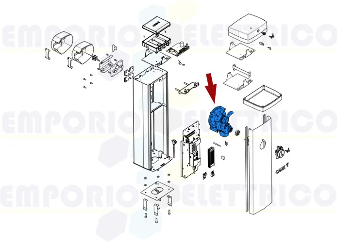 came spare part barrier gearmotor gpx40 88003-0048