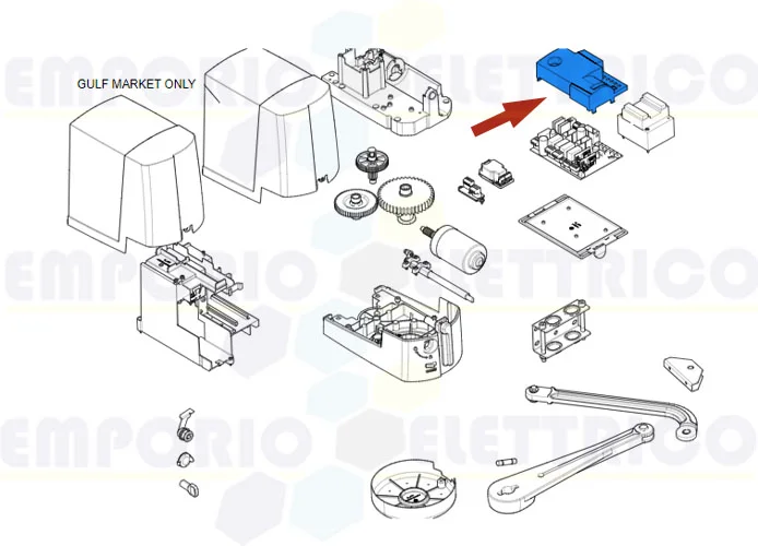 came spare part board cover ftx 88001-0264