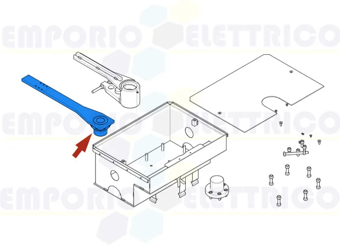 came spare part door attachment bracket frog plus 119ria102