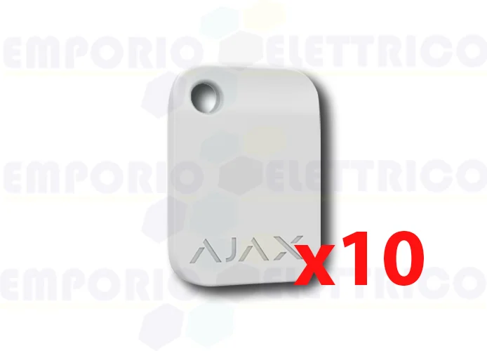 ajax keychain contactless white tag (10 pieces) 38230