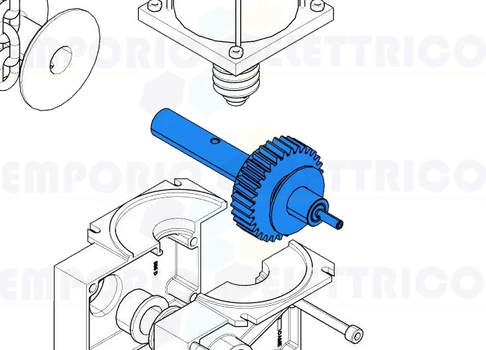 came spare part slow shaft cat-x 119rix004