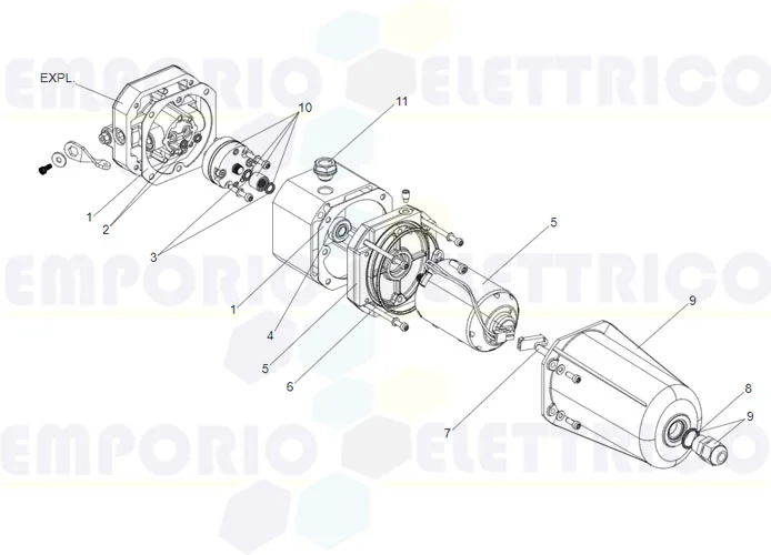 faac hydraulic control unit spare parts page s700h cbac