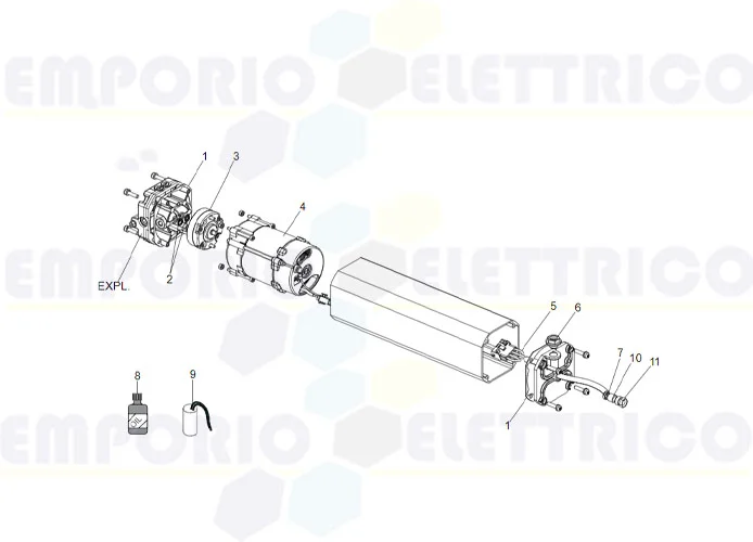 faac hydraulic control unit spare parts page s800 cbac