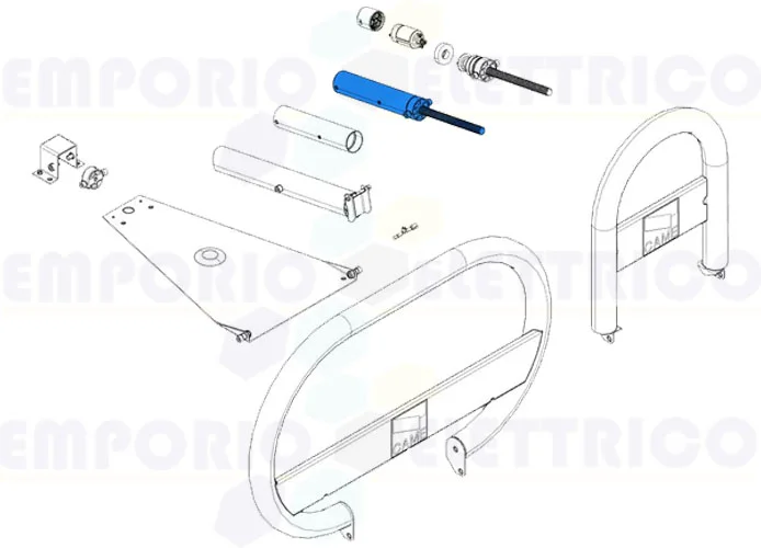 came spare part gearmotor unipark 119riu010