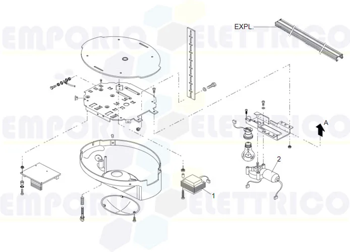 faac spare parts page for motor 530