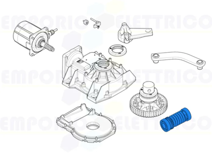 came spare part of the endless screw for frog 119ria016