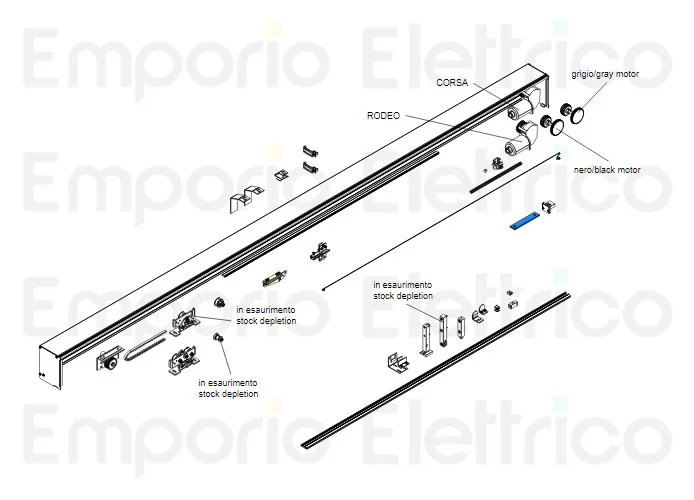 came spare part leaf attachment plate corsa rodeo 1m 119rip020