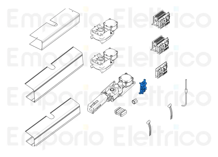 came original spare part emergency board fluo 119rip158