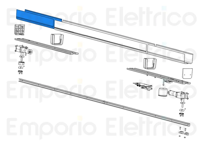 came spare part left casing vlr02 119rid395